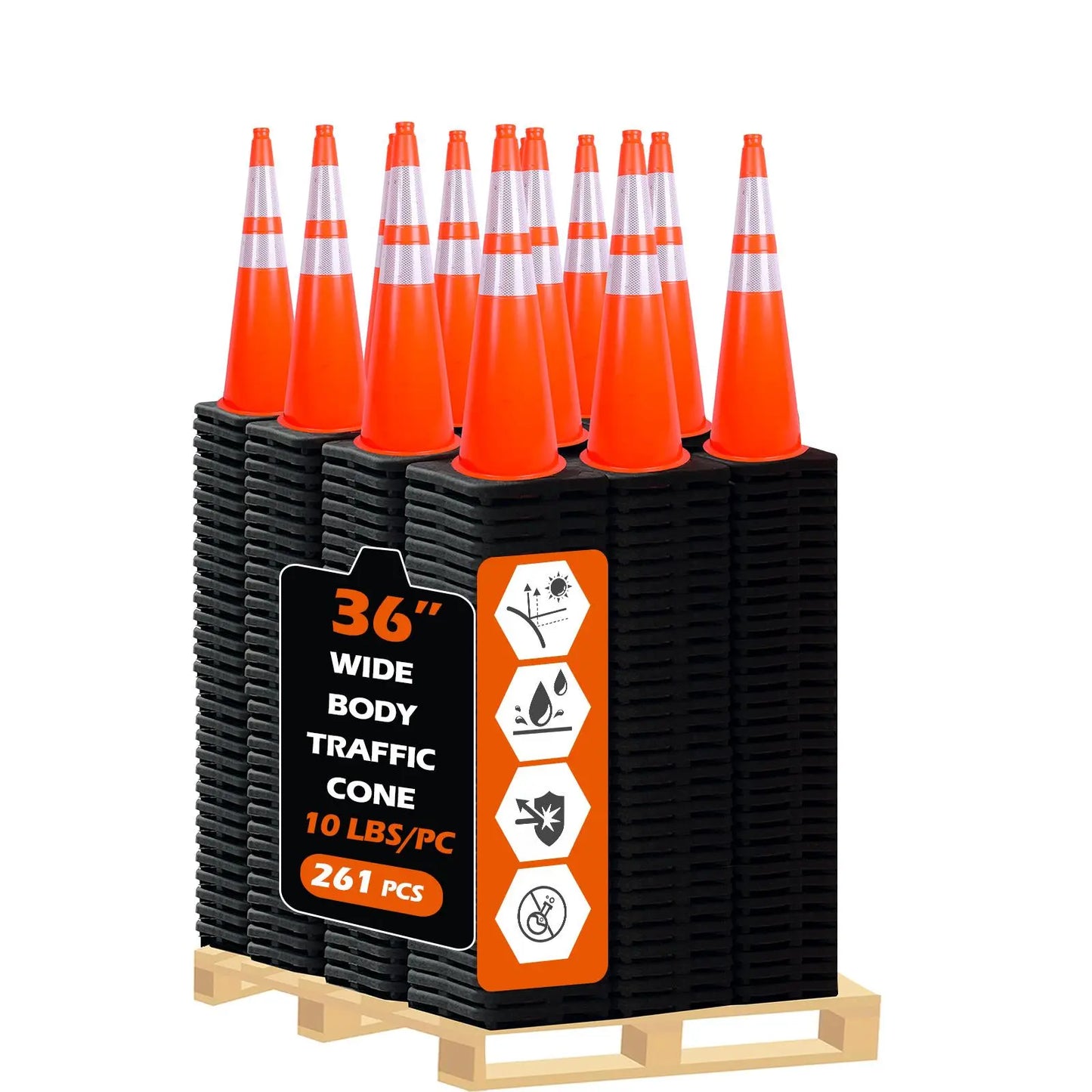 Wide Body MUTCD Traffic Cone