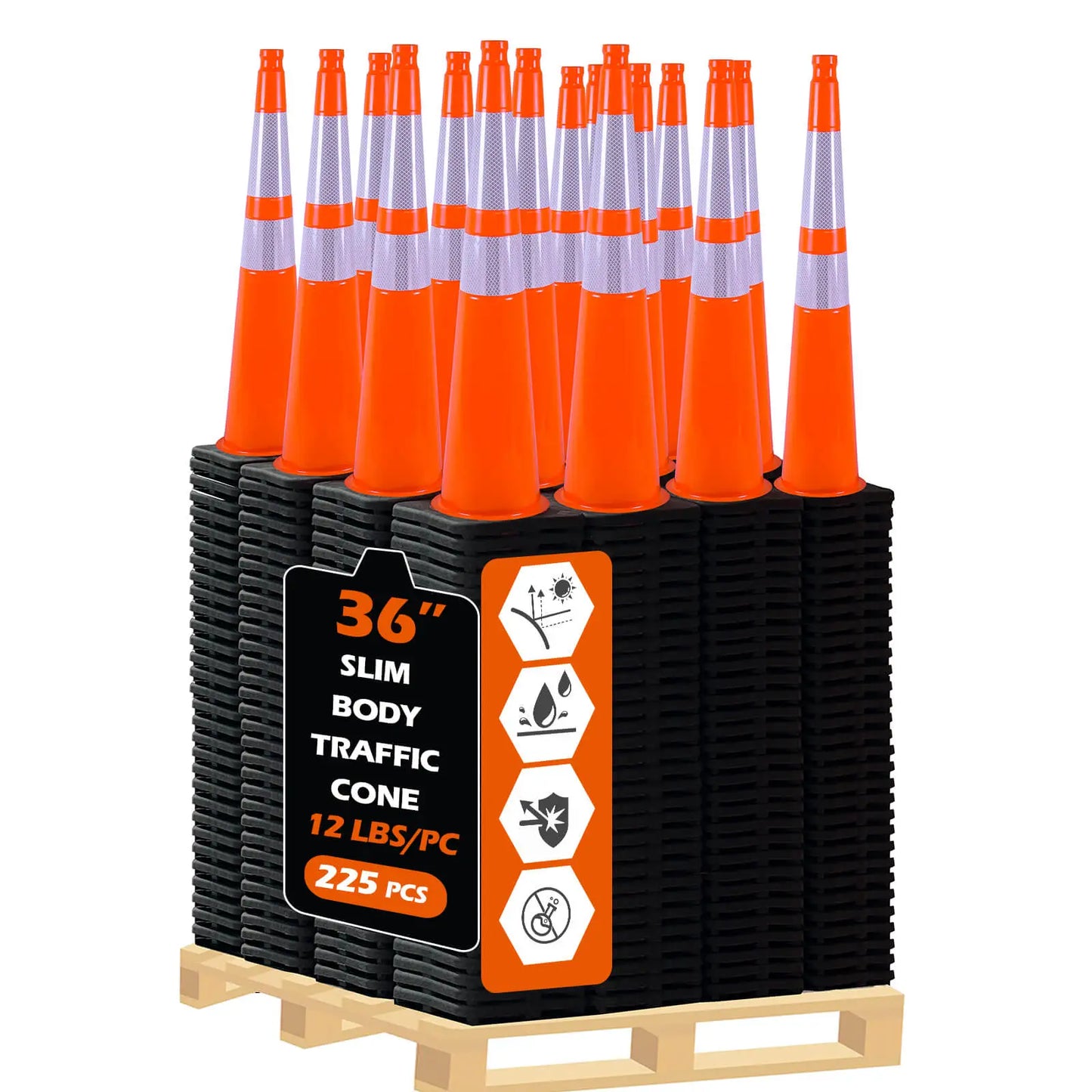 Slim Body Traffic Cone