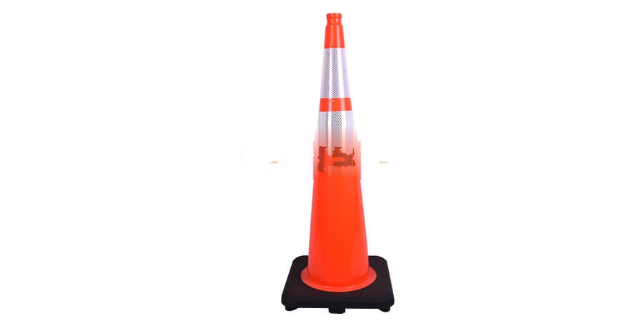 36” Slim Body PVC Traffic Cone