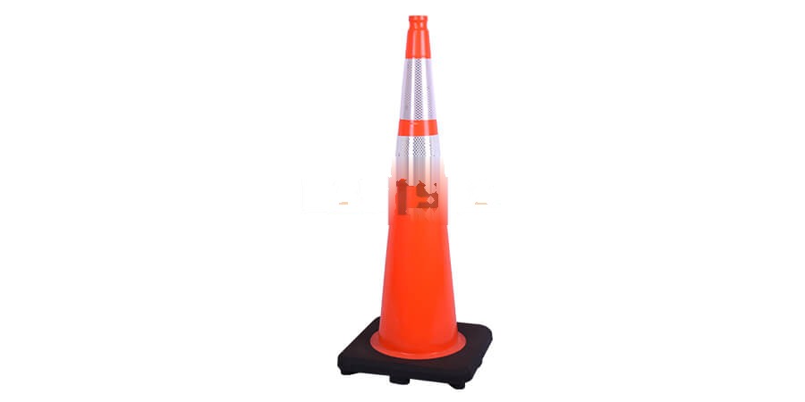 36” Slim Body PVC Traffic Cone
