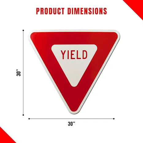 Triangle Yield Signs (4)