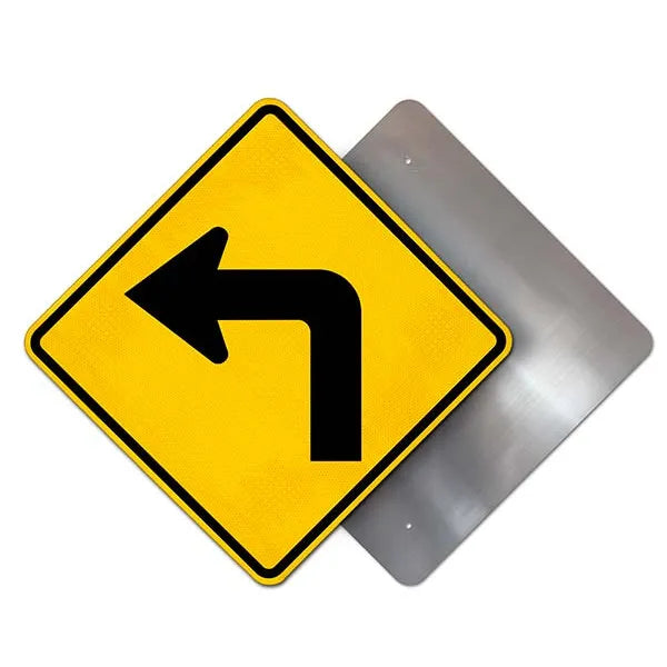 Turn Left Sign-1