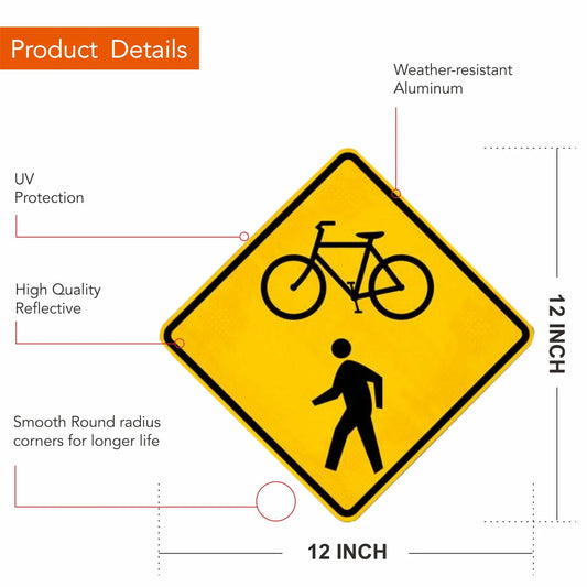 Bicycle Crossing Sign-2