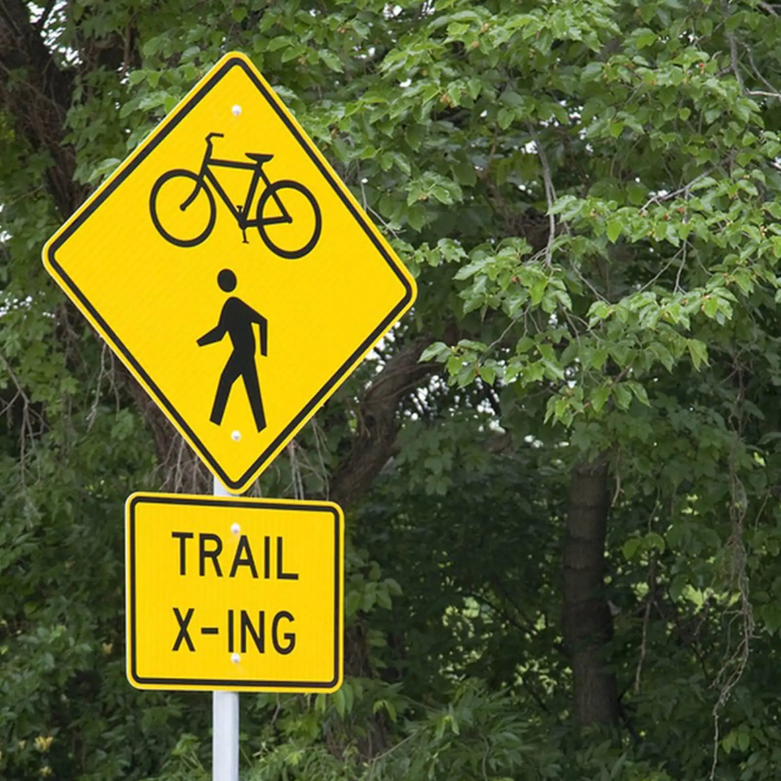 Bicycle Crossing Sign-4