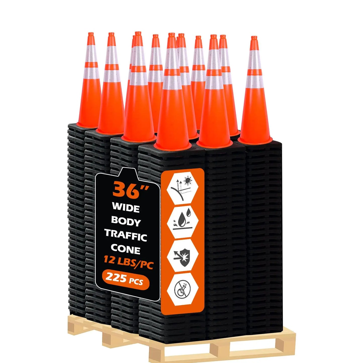 Wide Body MUTCD Traffic Cone