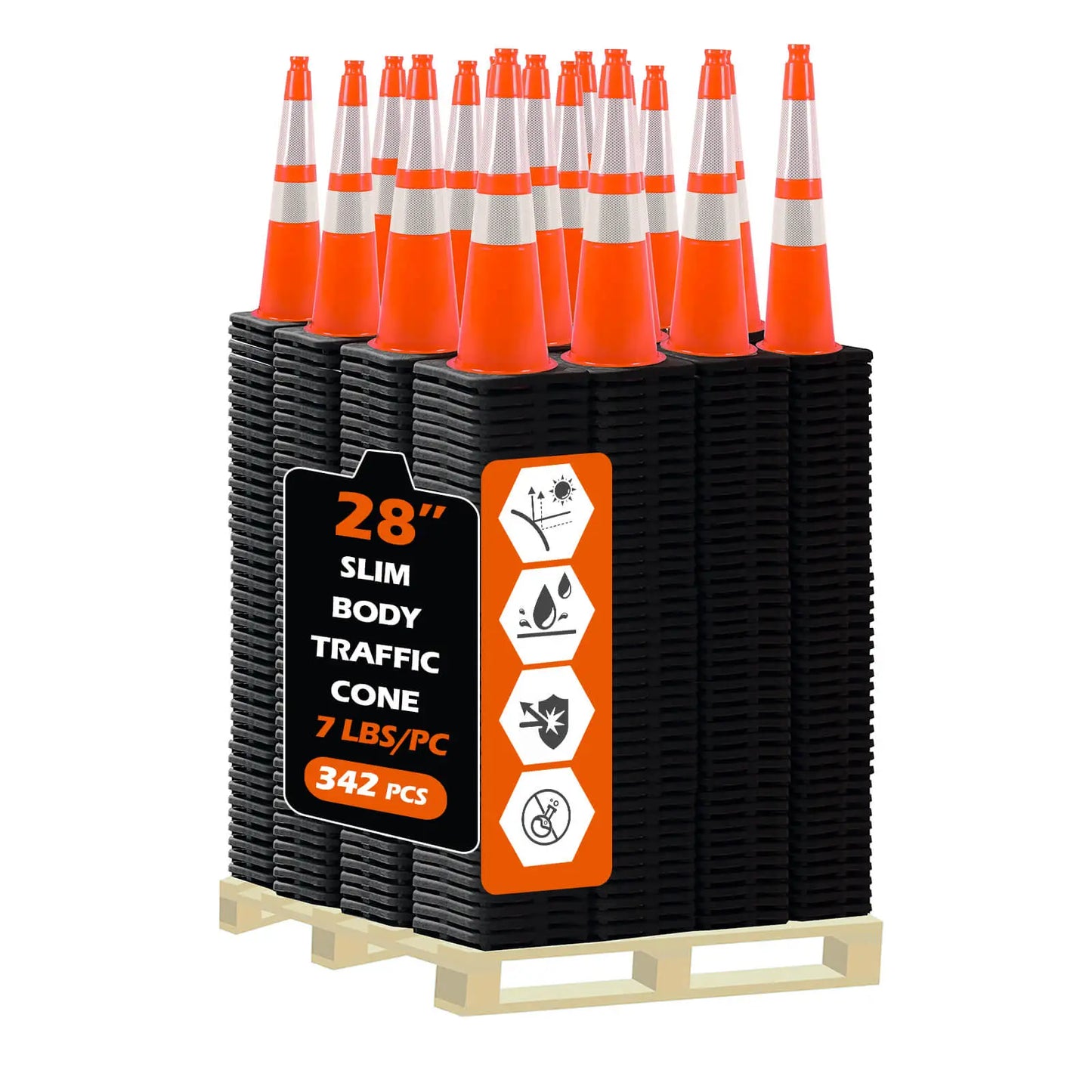 Slim Body Traffic Cone