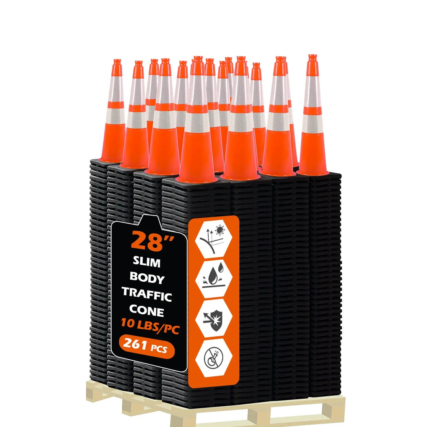 Slim Body Traffic Cone